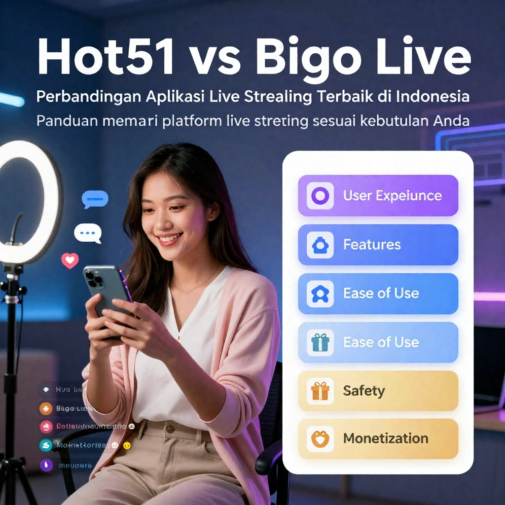 Hot51 vs Bigo Live Perbandingan Aplikasi Live Streaming Terbaik