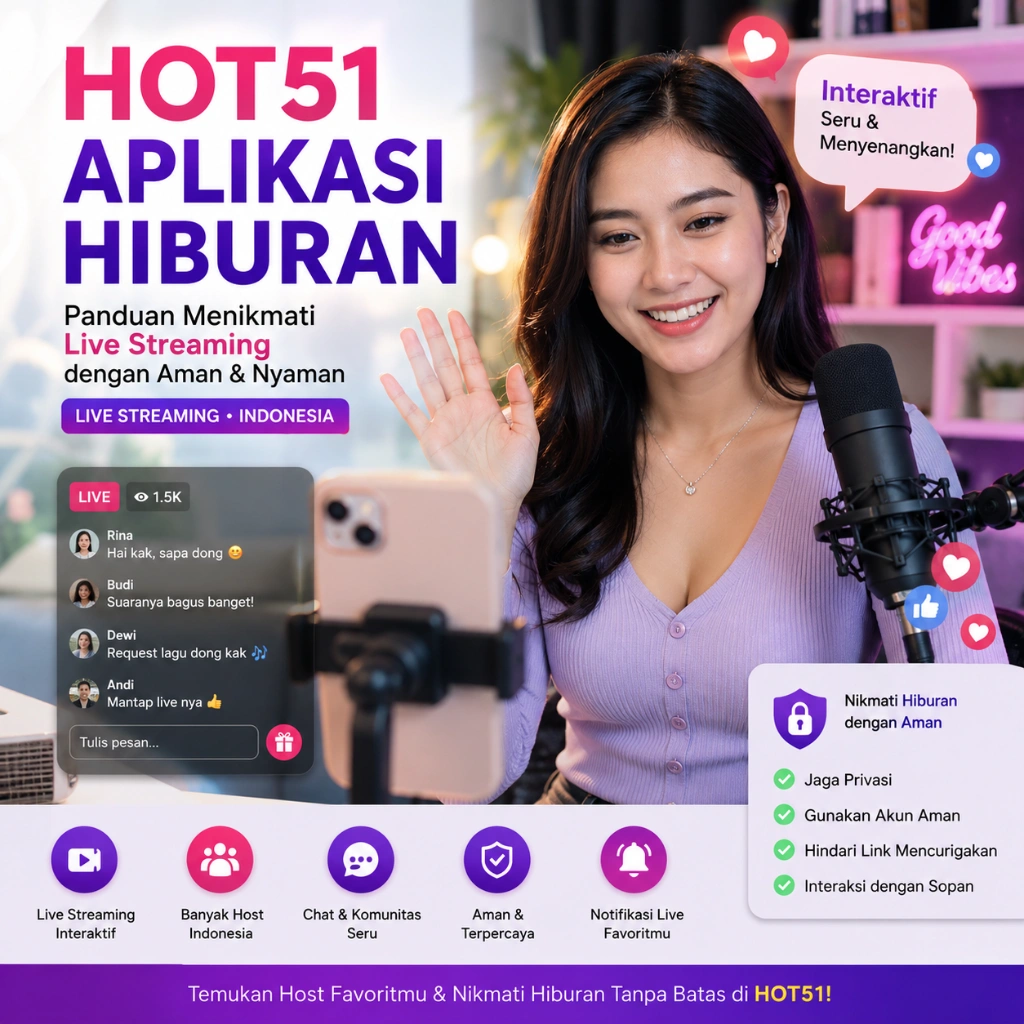 Hot51 Aplikasi Hiburan Panduan Menikmati Live Streaming
